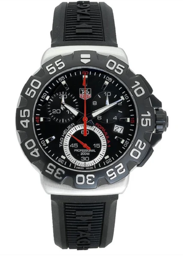 Tag heuer cah1110 rubber strap hotsell